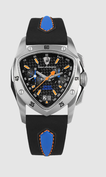 Lamborghini New Spyder Chronograph Blue / Orange Copy Watch TLX_TLF-A13-4